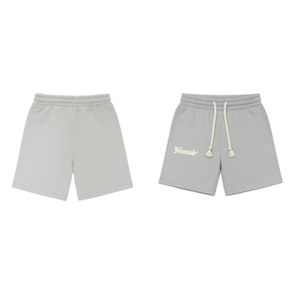"YESSIR" ROPE LACES GREY SHORTS