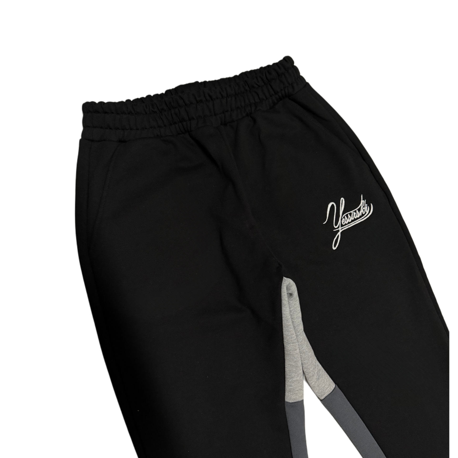 "Yessirskiii" BLACK FLARE PANTS (Штани чорні  Флаер)