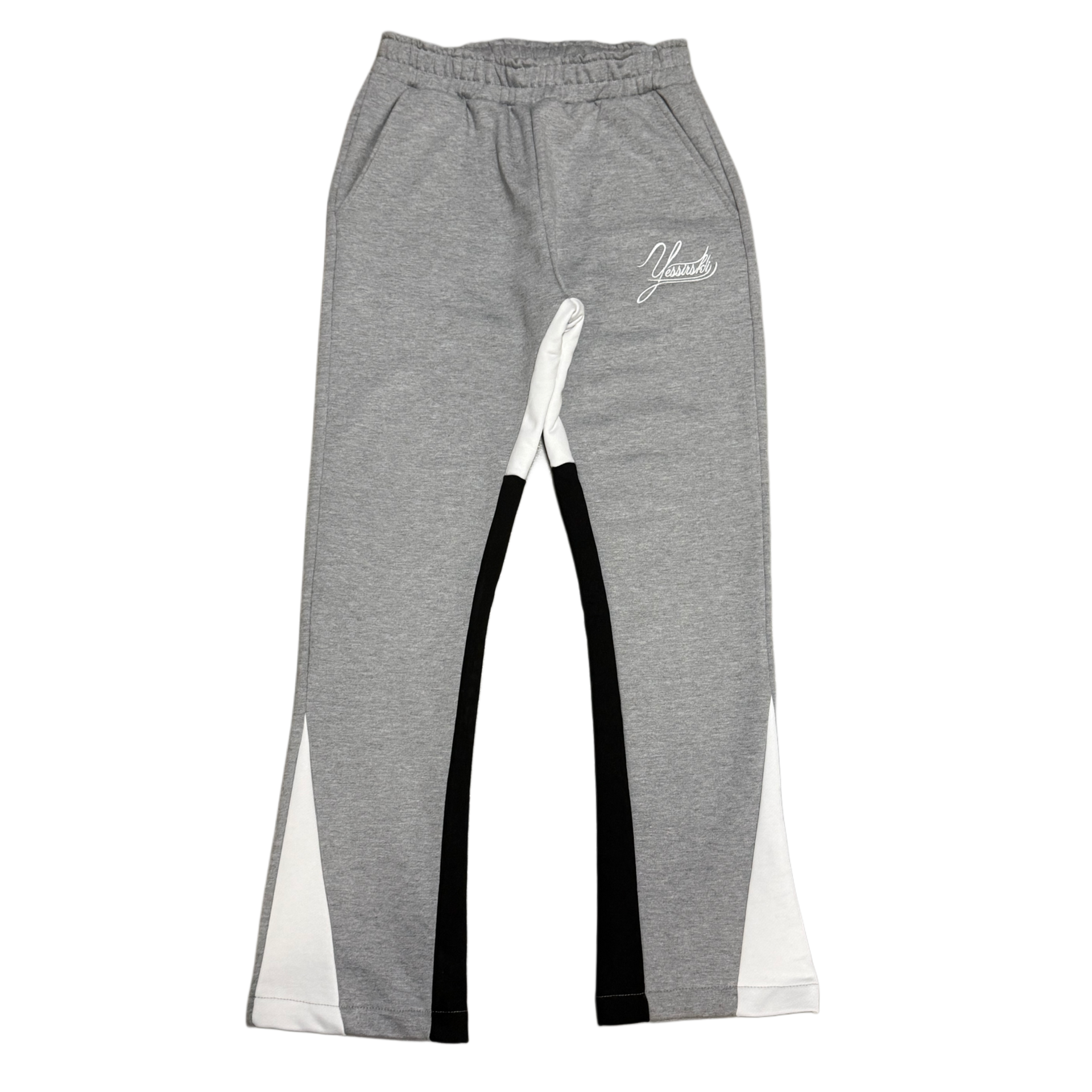 "Yessirskiii" GREY FLARE PANTS (Штани сірі Флаер)