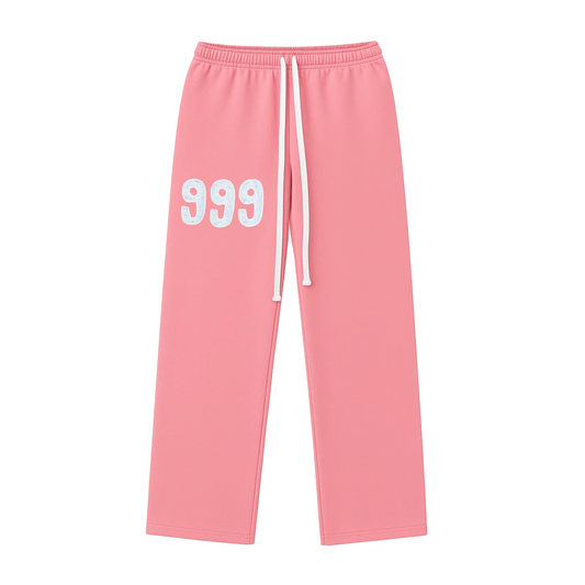 "999" BLACK SWEATPANTS