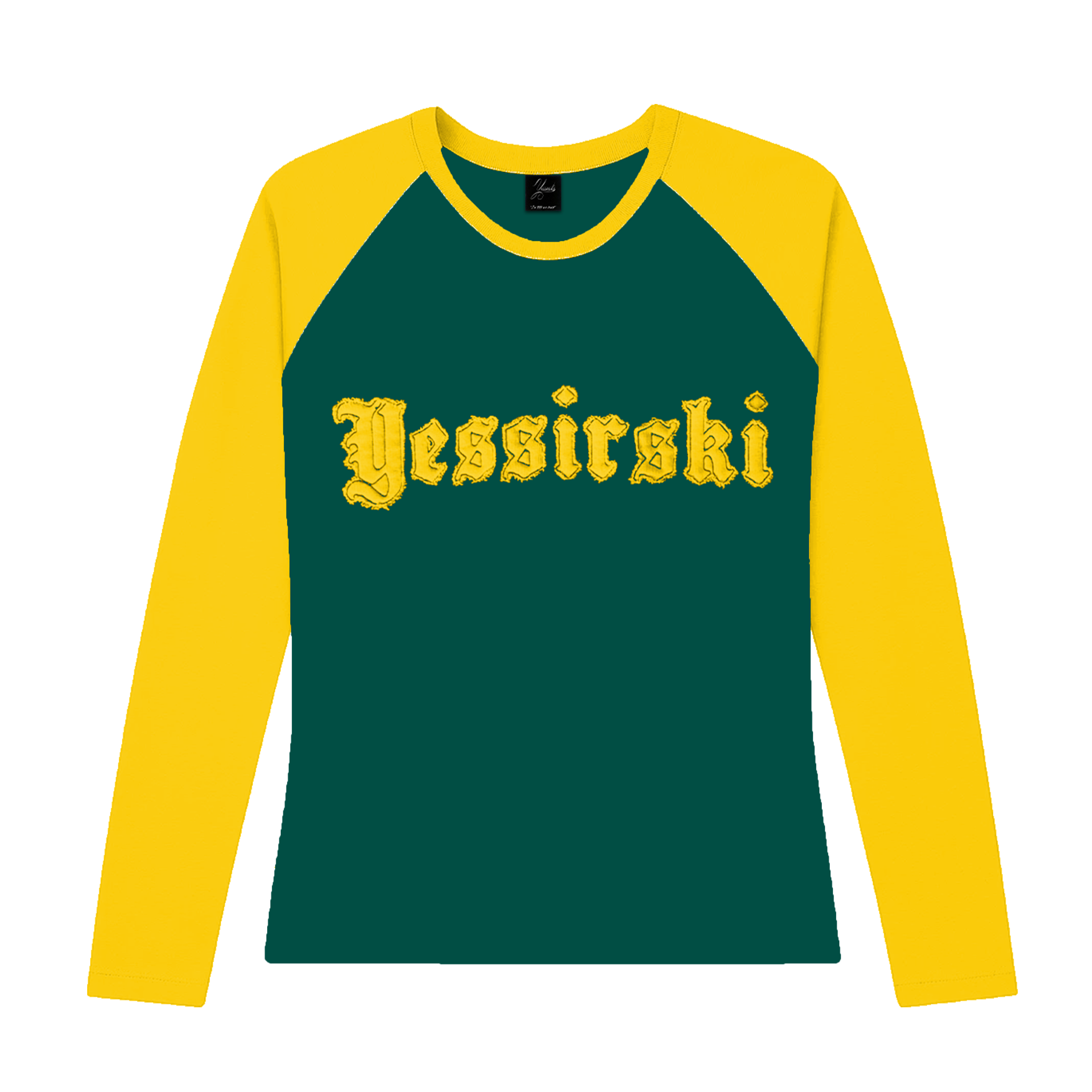 "Yessirskiii" BRAZIL WOMAN LONGSLEEVE (Лонгслів Жіночій з аплікацією)