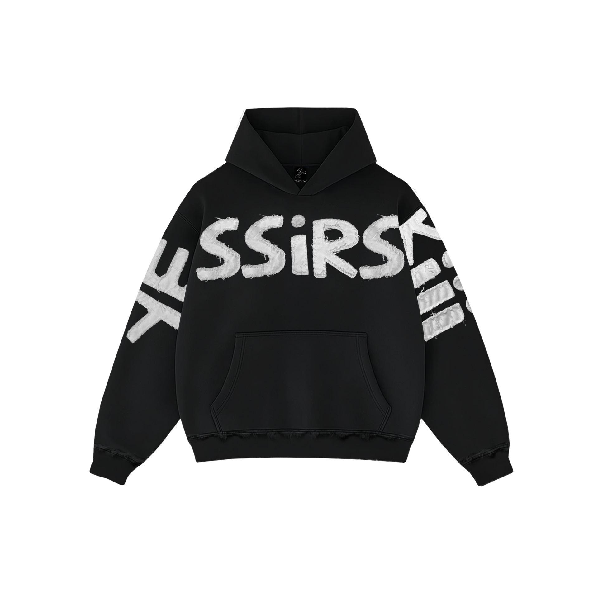 "YESSIRSKIII" BLACK HOODIE (Худі Чорне)