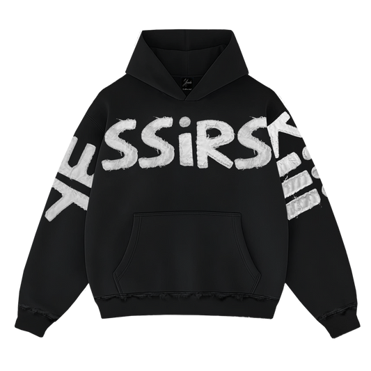 "YESSIRSKIII" BLACK HOODIE