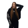 "Create Your Own Dreams" BLACK HOODIE (Худі чорне з вишивкою)