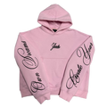 "Create Your Own Dreams" PINK HOODIE(Худі рожеве з вишивкою)