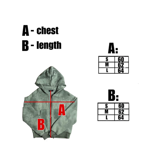 "YESSIRSKIII" CAMO ZIP HOODIE