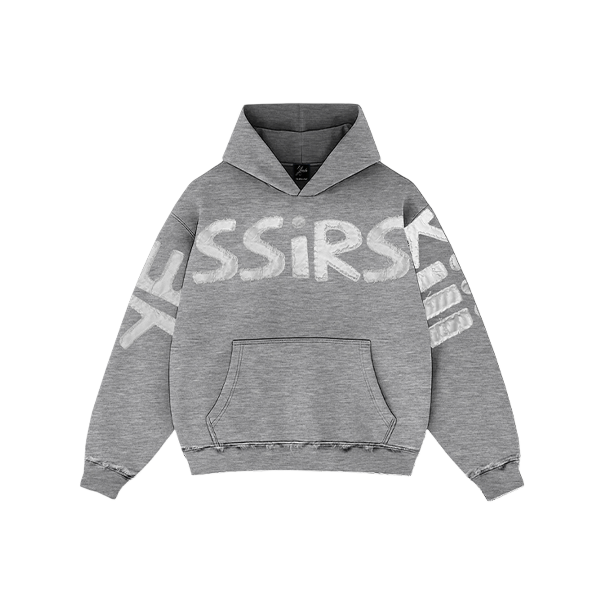 "YESSIRSKIII" GREY HOODIE (Худі сіре)
