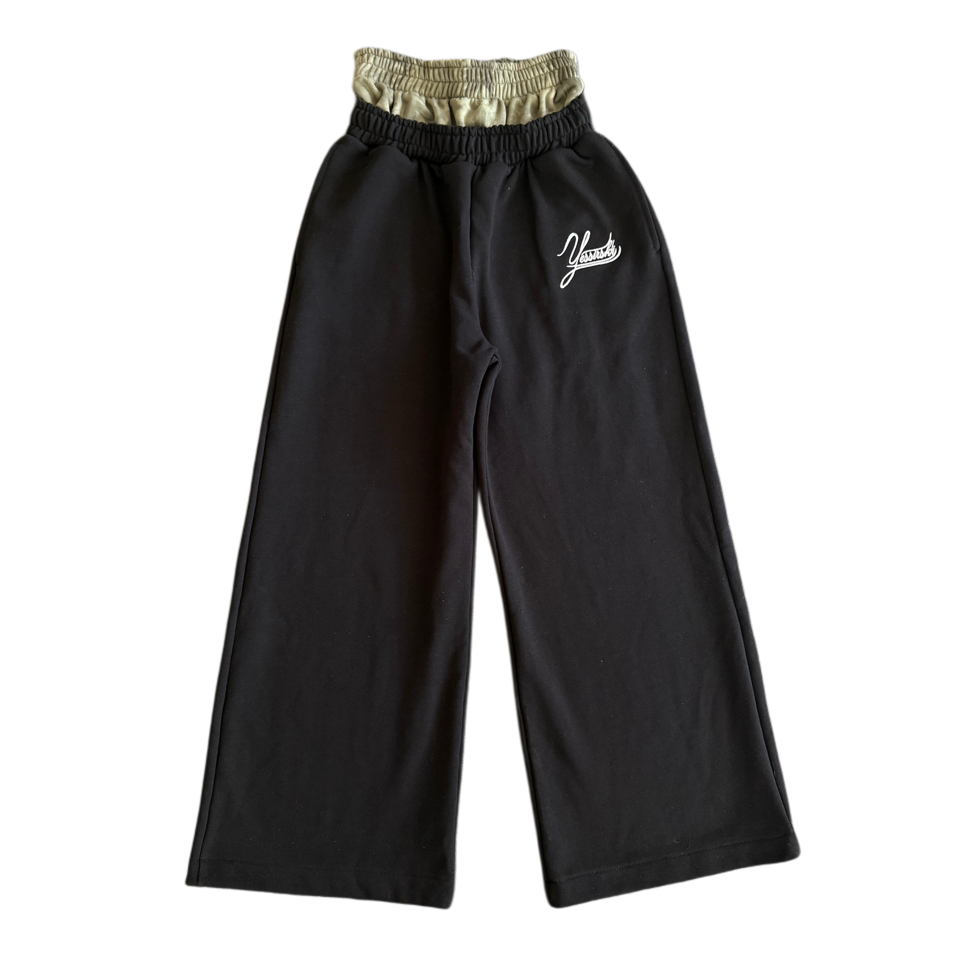 "YESSIRSKIII" CAMO DOUBLE WAIST SWEATPANTS ( Штані Камо з подвійною талією)