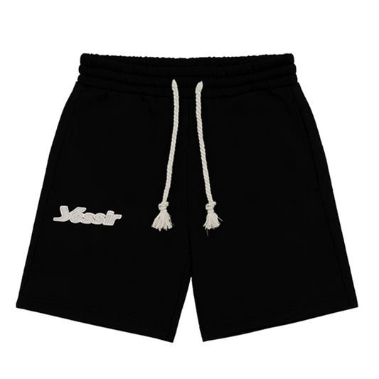 "YESSIR" ROPE LACES PINK SHORTS