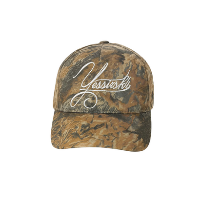 "YESSIRSKIII" CAMO CAP